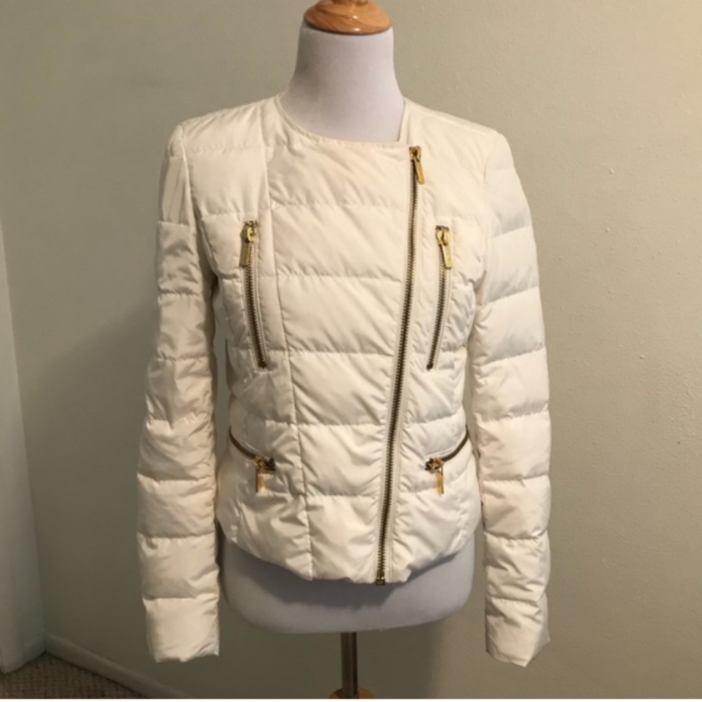 NWOT MICHAEL KORS PUFFER JACKET, SZ SM P, p2p 16", MRP $250